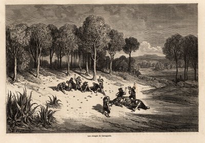 Bataille des Oranges par Carcagente - Gustave Dore