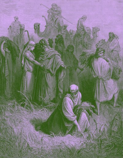 Booz et Ruth - Bible - Gustave Dore