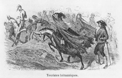 Touristes britanniques, illustration de 