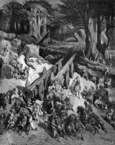 Construction du Temple de Jérusalem - Gustave Dore