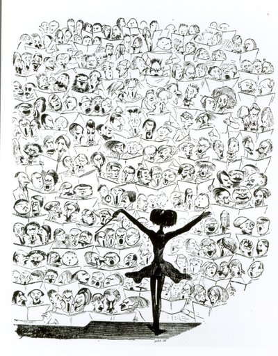 Concert de la Société Philharmonique, caricature d