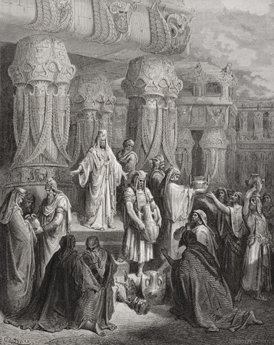 Cyrus Rendant les Vases du Temple, illustration de 