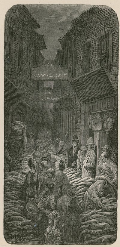 Dark Horse Lane, Billingsgate - Gustave Dore