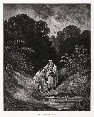 David et Jonathan, figures héroïques du Royaume d