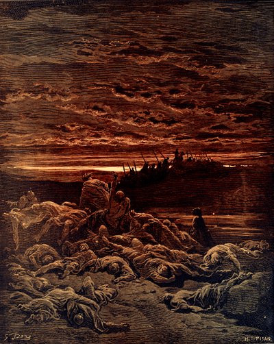 La mort des fils de Jerubbaal par Doré - Gustave Dore