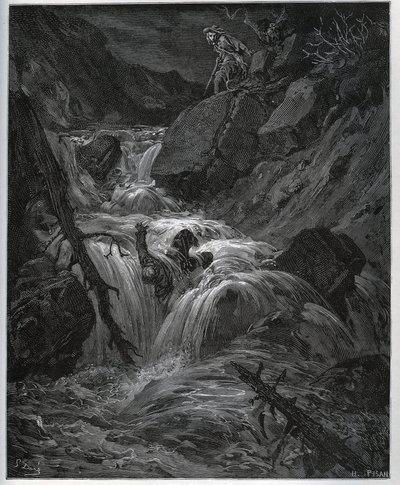 Dorothée, déguisée en jeune paysanne, libère son valet lubrique - de "Don Quichotte de la Manche" de Miguel Cervantes - Gustave Dore