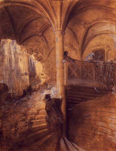 Château enchanté, illustration de Gustave Doré pour un conte de Charles Perrault - Gustave Dore