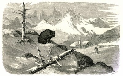 Gravure de Gustave Doré illustrant le livre "Voyage aux Pyrénées" d