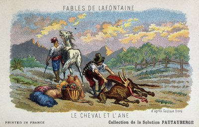 Fable de La Fontaine : le cheval et l