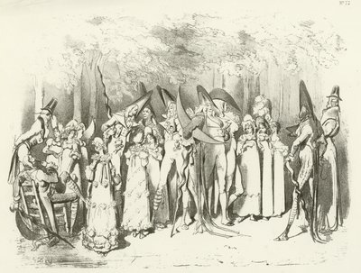 Modes sous le Directoire 1798. Les Incroyables - Gustave Dore
