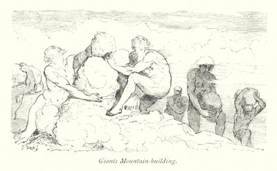 Bâtiment de la Montagne des Géants (gravure) - Gustave Dore