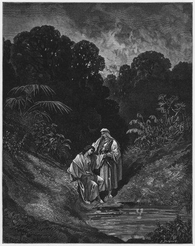 Gustave Doré Bible : David et Jonathan - Gustave Dore