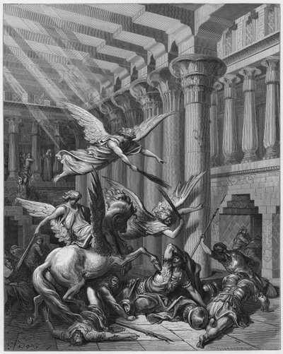 Héliodore renversé - Gustave Dore