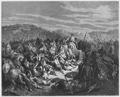 Gustave Doré Bible : Massacre des Syriens par les enfants d