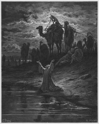 Gustave Doré Bible : La prière de Jacob - Gustave Dore