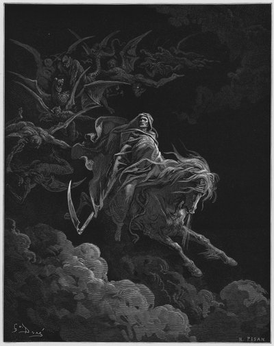 Gustave Doré Bible : La vision de la mort - Gustave Dore