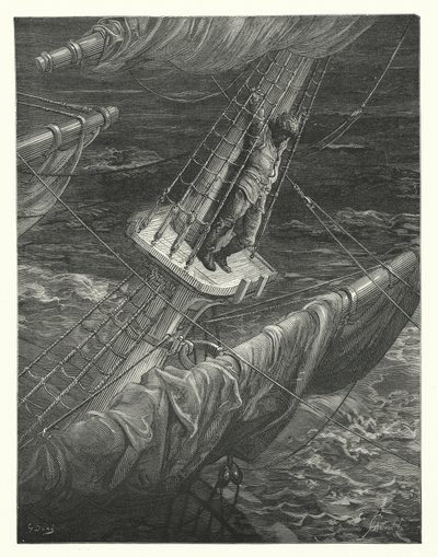 Illustration de Gustave Doré pour La Complainte du vieux marin de Coleridge - Gustave Dore