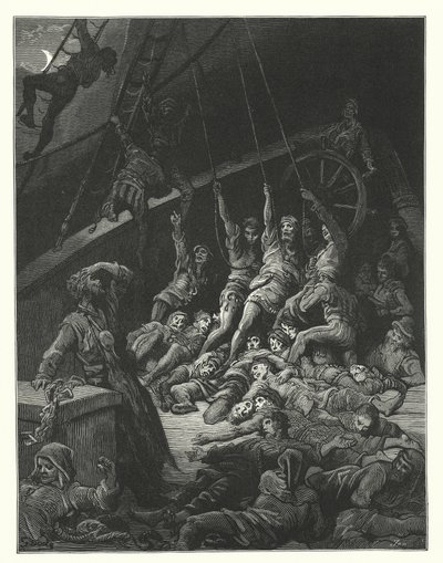 Illustration de Gustave Doré pour La Complainte du vieux marin de Coleridge - Gustave Dore