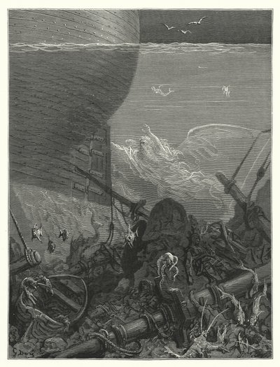 Illustration de Gustave Doré pour La Complainte du vieux marin de Coleridge - Gustave Dore