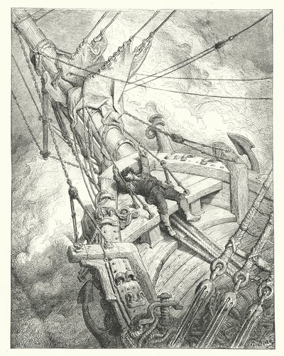 Illustration de Gustave Doré pour La Complainte du vieux marin de Coleridge - Gustave Dore