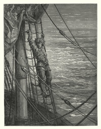 Illustration de Gustave Doré pour La Complainte du vieux marin de Coleridge - Gustave Dore