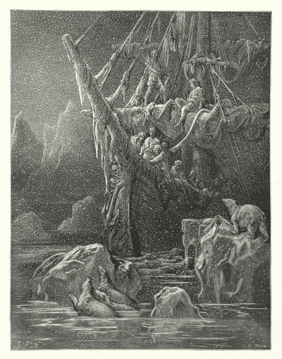 Illustration de Gustave Doré pour La Complainte du vieux marin de Coleridge - Gustave Dore