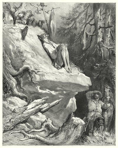 Don Quichotte de Gustave Doré : "Hélas !" répondit Sancho, "Je l