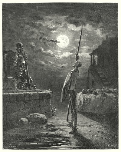 Don Quichotte de Gustave Doré : "Il commença à se promener près de l