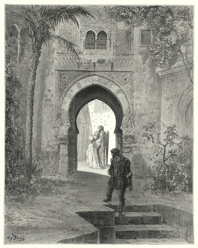 Don Quichotte de Gustave Doré : "Zoraida, montrant de l