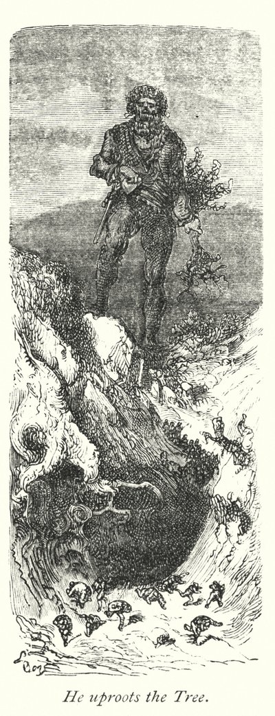 Il déracine l