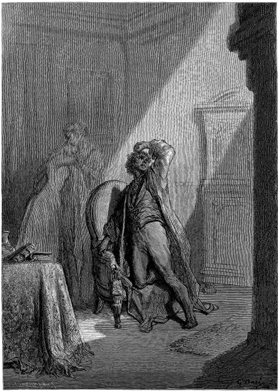 Illustration par Gustave Doré (1832-1883) pour la nouvelle d