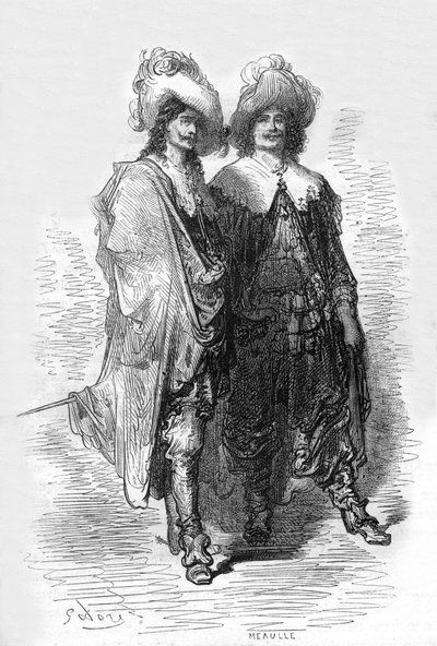 Illustration de Gustave Doré du livre Capitaine Fracasse de Théophile Gautier - Gustave Dore