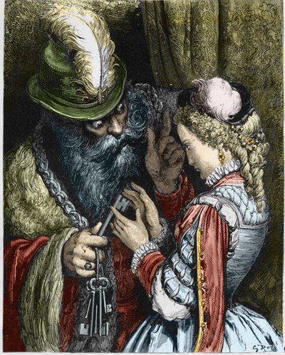 Illustration pour « Barbe Bleue » - Gustave Dore