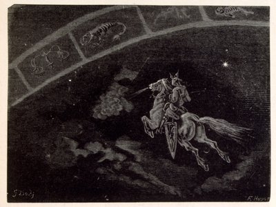 Illustration du signe astrologique Scorpion. de La légende de Croque-Mitaine. - Gustave Dore