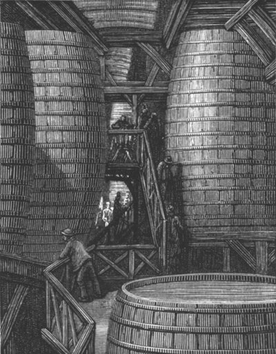 Dans la brasserie - Gustave Dore