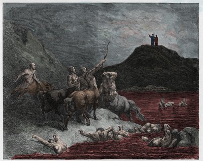 Inferno, Chant 12 : Nessus - Gustave Dore