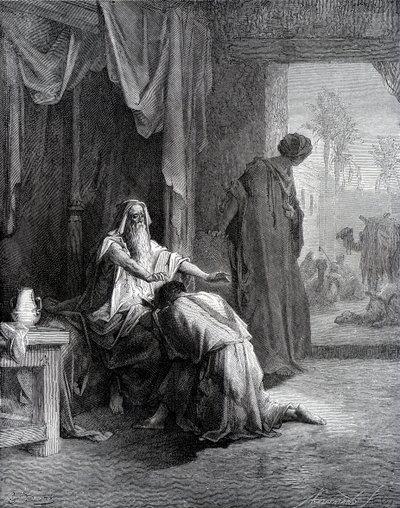 Isaac bénit Jacob - Gustave Dore