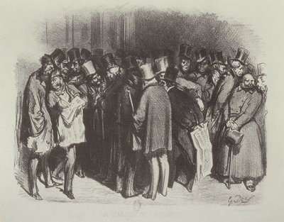 La Coulisse de la Bourse - Gustave Dore