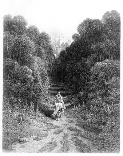 Lancelot approche du Château d