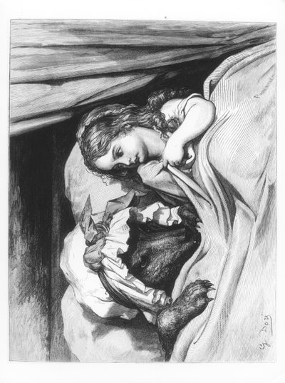 Le Petit Chaperon Rouge et le Loup, illustration des 