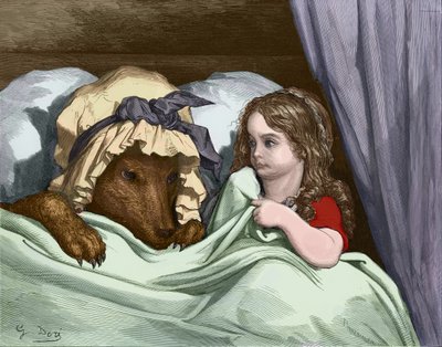Le Petit Chaperon rouge, gravure de Gustave Doré - Gustave Dore