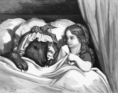 Le Petit Chaperon Rouge, gravure par Gustave Doré - Gustave Dore