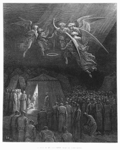 Nuit du 25 août 1270, mort de Saint Louis (1214-70), illustration de 