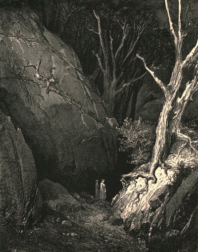Il avançait, je suivais de près ses pas, vers 1890 - Gustave Dore