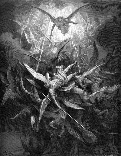 Le Paradis Perdu : Chute des anges rebelles - Gustave Dore