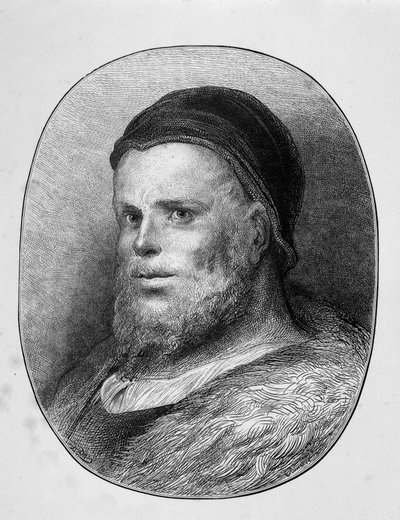 Portrait de Rabelais jeune - gravure, par Gustave Doré - Gustave Dore