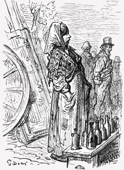 Refreshments by the Way, 1872 - Gustave Dore
