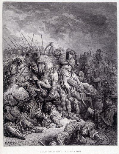 Richard Cœur de Lion à la bataille d