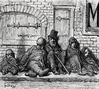 Sans toit !, 1872 - Gustave Dore