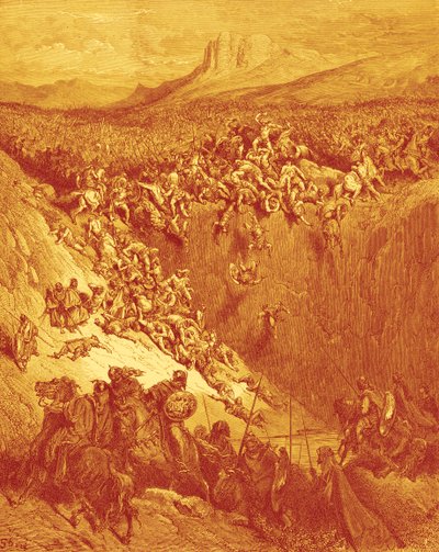 Samson tue les Philistins avec une mâchoire d